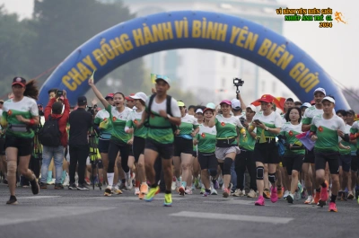 Chạy đồng hành vì “Bình yên biên giới” 2024