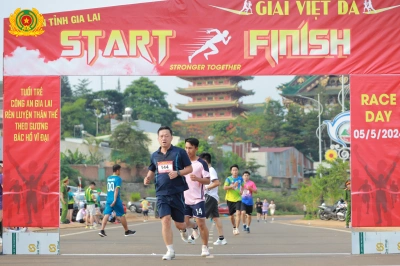 Giải việt dã Thanh niên Công an Gia Lai