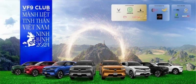 “333 xe VF9” - Mãnh Liệt Tinh Thần Việt Nam