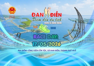 Giải chạy vì cộng đồng "Đan Điền - Điểm đến du lịch" 2026